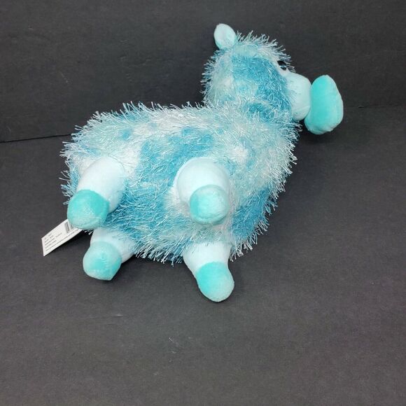 Kellytoy Valentine's Day Eyelash Llama Plush Stuffed Animal 12" Blue White XOXO - Picture 6 of 7